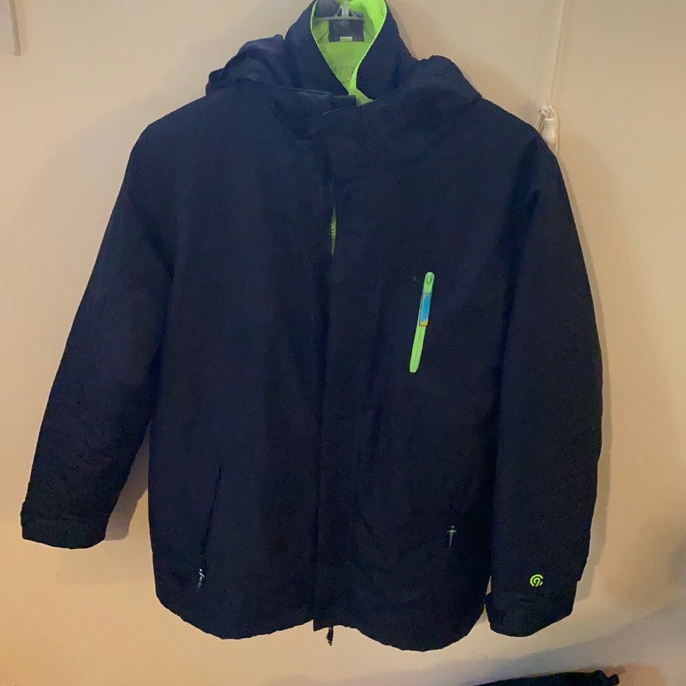 Champion Kids 3-in-1 Jacket - Black and Green